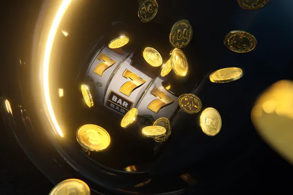 Neon casino öğeleriyle çevrili dizüstü bilgisayarında oyun oynayan gülümseyen bir kadın, NEMESIS BET’ün geniş oyun koleksiyonunu sergiler.